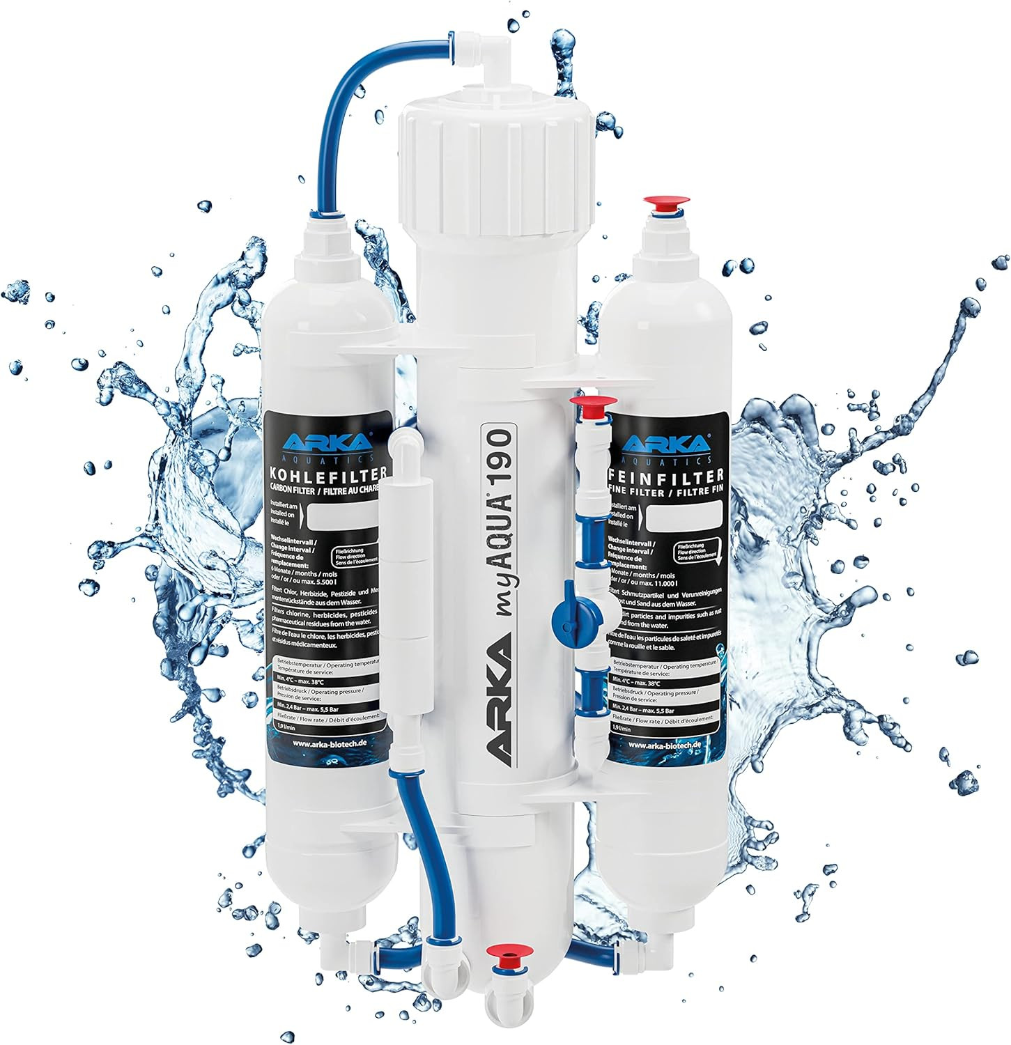 Myaqua 190 Impianto Osmosi Inversa Professionale per Acquariologia
