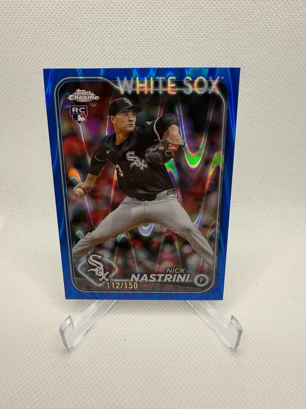 Nick Nastrini  2024 Topps Chrome  - Blue RayWave Refractor /150