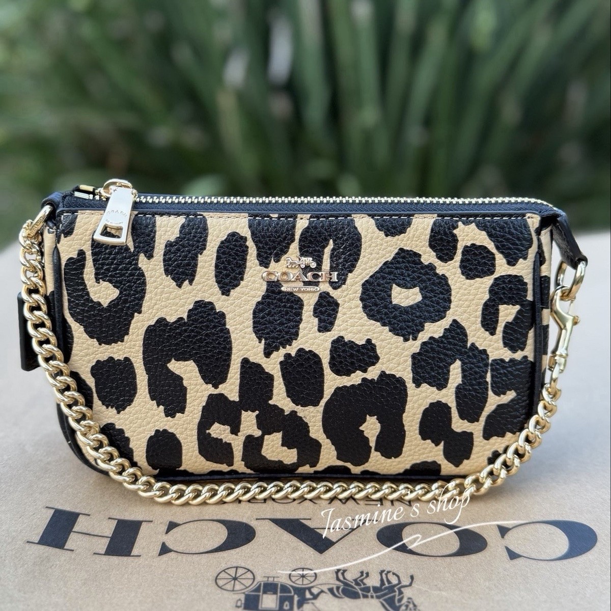 NWT Coach Nolita 19 With Leopard Print Cbm66 | eBay