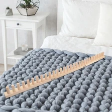 Chunky Yarn Blanket Loom Beginner Friendly Adjustable Size
