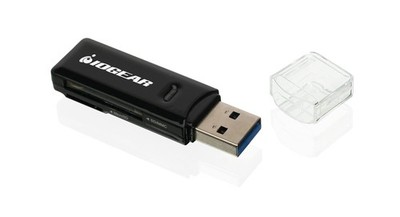 Iogear Superspeed 2 Slot Usb 3.0 Flash Memory Card Reader Win Mac Linux Certain