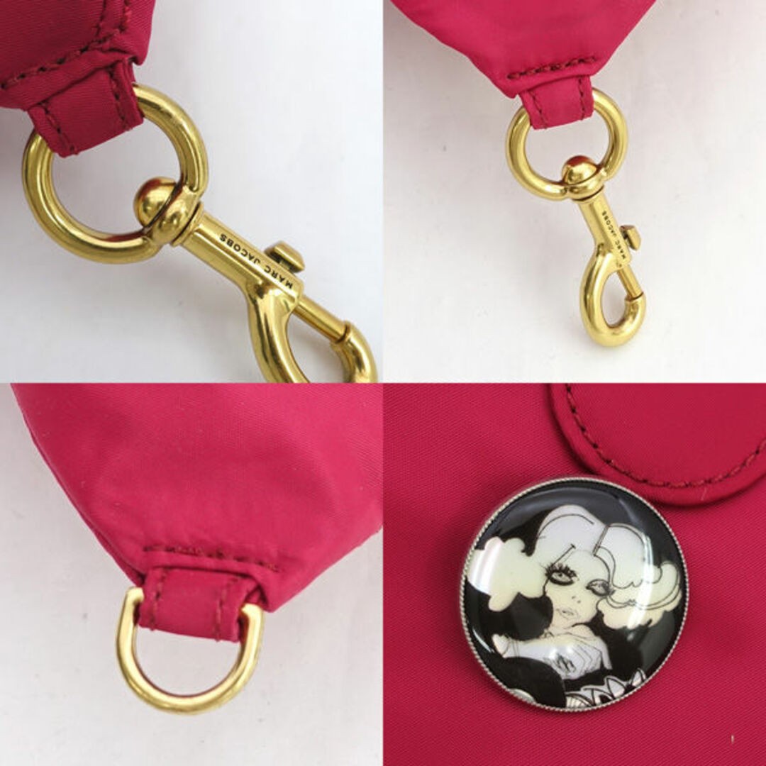 Marc Jacobs Tote Bag Wingman Patchwork Nylon Red … - image 6