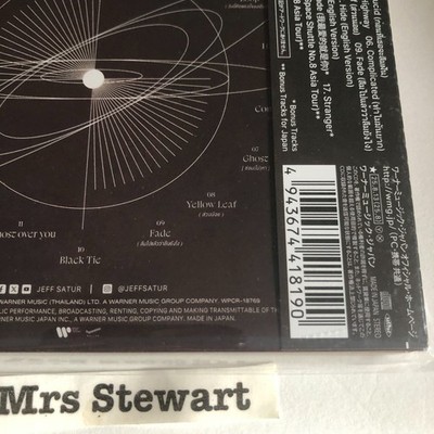 Jeff Satur Space Shuttle No.8 Japan Standard Edition CD w Special