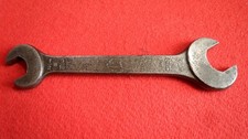 Vintage Snail Brand Open End Spanner - 1/2W 9/16F & 5/8W 11/16F - old Tool Kit