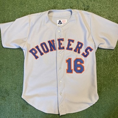 Vintage University of Wisconsin Platteville Pioneers College Issue Jersey Size L