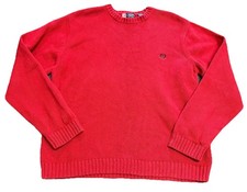 Vintage Chaps Knit Sweater Men  s XL Red