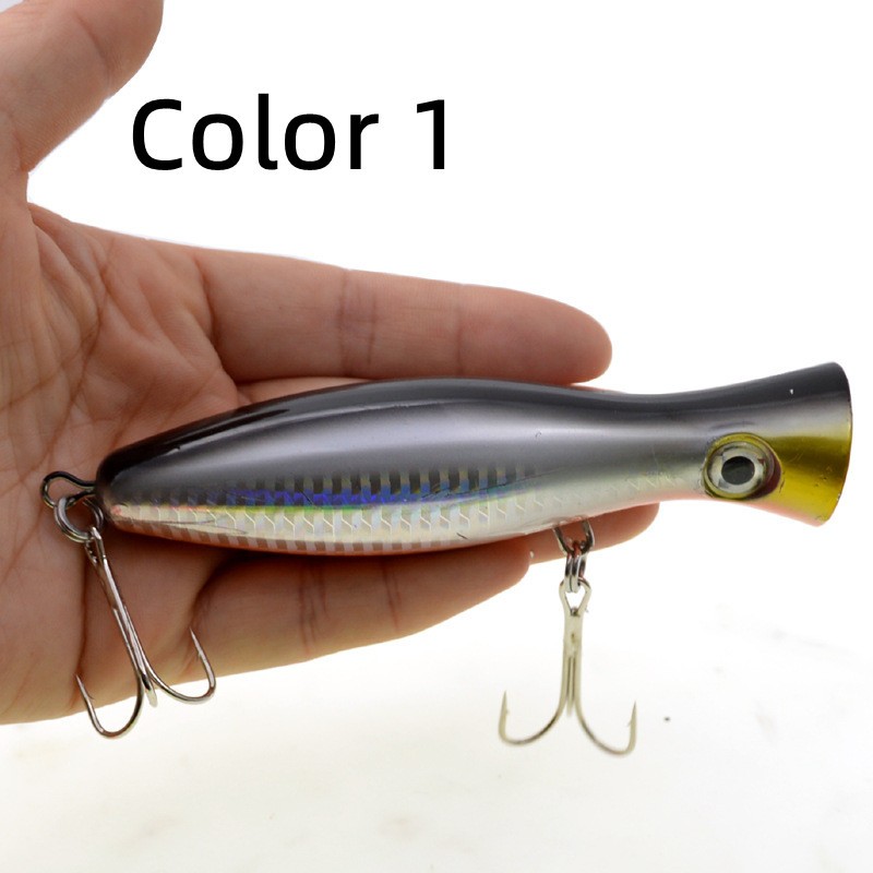 5pcs Big Top Water Poppers Artificial Lure For Saltwater Fishing 12cm 42g - Image 21