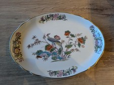 Wedgwood Kutani Crane Kleine Servierplatte oval 24 x 17 cm
