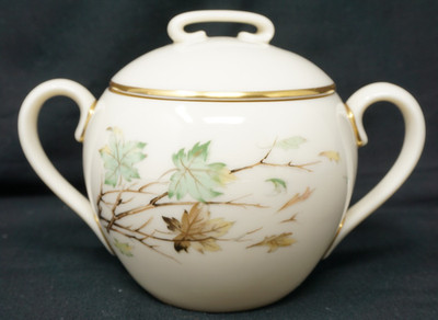 Vintage USA Porcelain Lenox Fine China Westwind Sugar Bowl with Lid