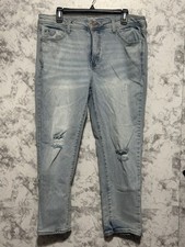 terra  sky Women Stonewash Distressed Jeans, Sz 20W, Excellent Condition