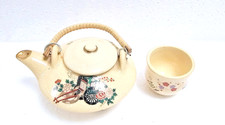Vintage Miniture Porcelain Oriental Tea set with Two cups