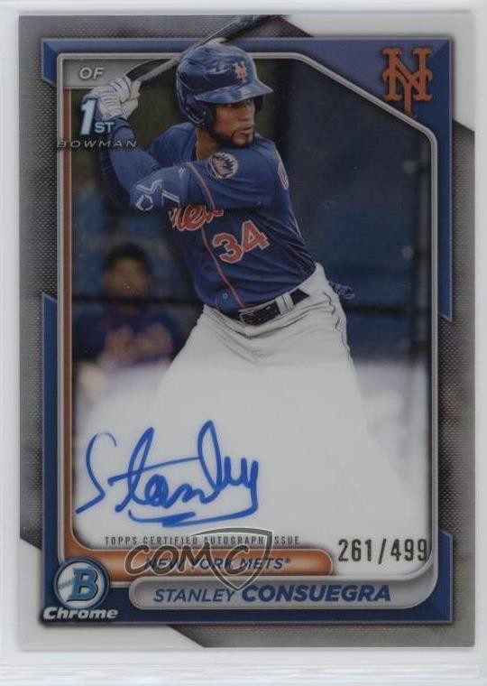 2024 Bowman Chrome Prospect Refractor /499 Stanley Consuegra #CPA-SC Auto 15za