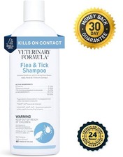 Veterinary Formula Flea and Tick Shampoo for Dogs and Cats, 16 oz