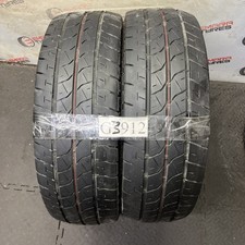 2x 225 65 R16 C 112/110T BRIDGESTONE DURAVIS,  Tread 5.0/4.9mm (G3912) Tested