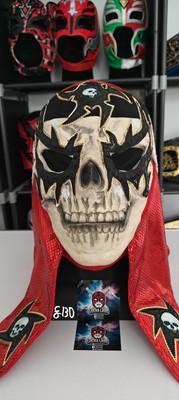 WWE Penta Red And Gold Skull Pro-grade Adult Wrestling Mask