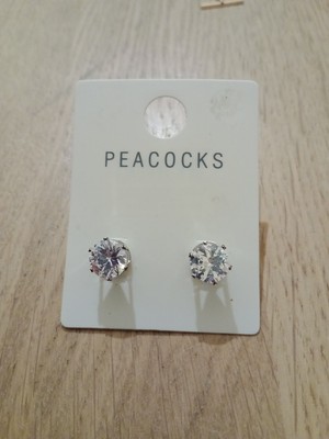 Peacocks Ladies Crystal Earrings