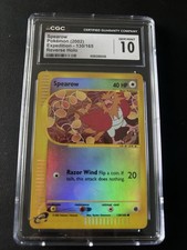 Spearow 130/165 Expedition Base Set 2002 CGC 10 Reverse Holo English on eBay