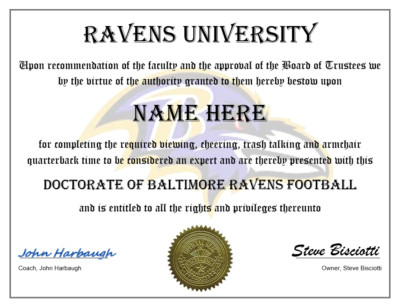 personalized baltimore ravens gifts