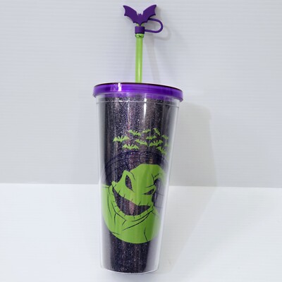 DisneyParks DCA Oogie Boogie Bash 2024 Tumbler With Straw NWT