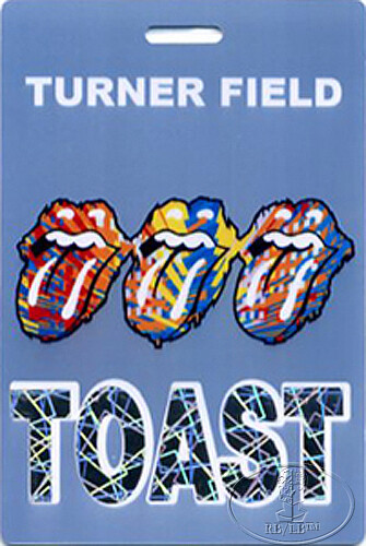 Rolling Stones 2002 Licks Tour laminierter Backstage Pass - Bild 1 von 2