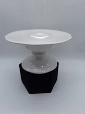 White Pedestal Serving Dish Bowl Southern Living At Home Gallery  4 1/4 in