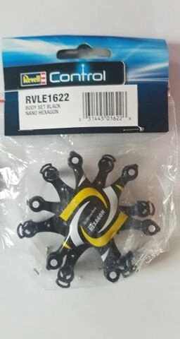 LOTE DE JUEGO DE MOTOR NANO HEXAGONAL RVLE1620, CARROCERÍA RVLE1622 NEGRA, RVLE1623 NARANJA BO Foto 4 de 4