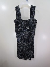 Ann Taylor Loft Dress Size M Petite Blue Paisley Straps Pull Over