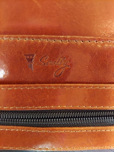 Scully leather handled notebook - Scully Italian leather binder - mono. - RDW - Picture 12 of 17