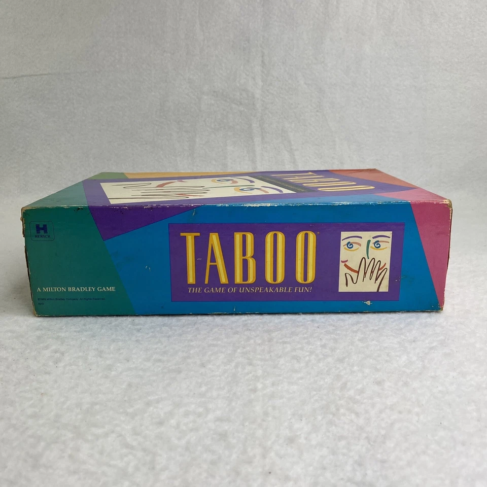 Vintage 1989 TABOO Board Game Milton Bradley "The Game of Unspeakable Fun!" - Image 4 of 4