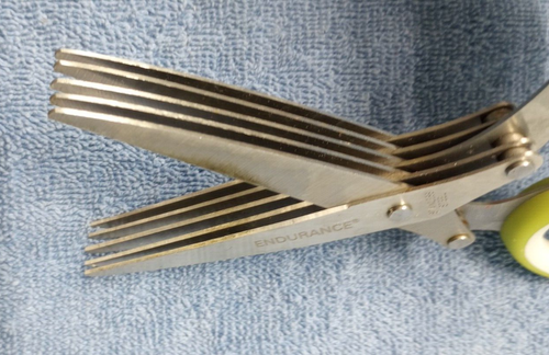 Endurance Stainless Steel Herb Scissors With Cover / Cleaner | eBay