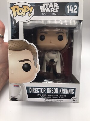 Director Orson Krennic Star Wars Rogue One FUNKO POP 142 Vinyl Bobblehead NIB Director Orson Krennic Star Wars Rogue One FUNKO POP 142 Vinyl Bobblehead NIB