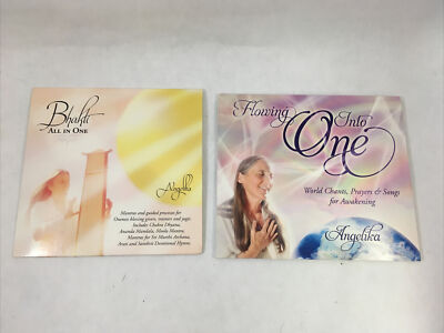 Angelika Flowing into One & Bhakti All in One 2 CD Set Chants Prayers Songs