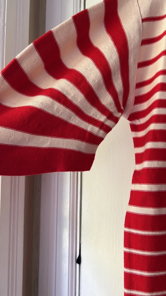 Blusa Top SONIA RYKIEL Rayas 100% Algodón Top M Foto 4 de 4