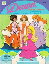 VINT UNCUT 1971 DAWN FRIENDS PAPER DOLL LAZR IN ORIG SIZE FROM ORIG REPORDUCTIN