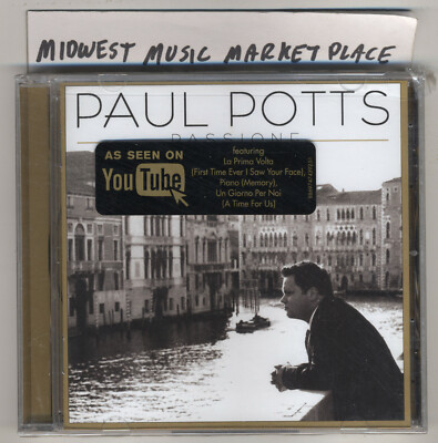 Paul Potts - Passione CD - Brand New MINT & Sealed w Hype Sticker La Prima Volta