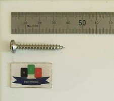 A2 Stainless Steel Pan Head Wood Screws (35mm Length/4.5mm Gauge)