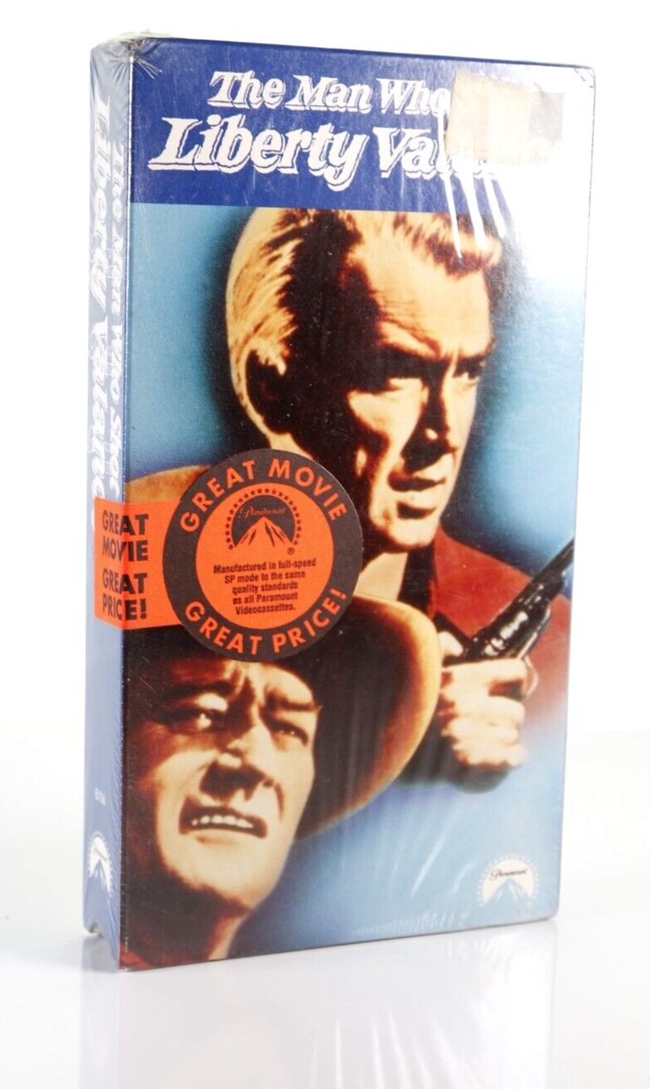 The Man Who Shot Liberty Valance VHS SEALED, Western, Jimmy Stewert, John Wayne The Man Who Shot Liberty Valance VHS SEALED, Western, Jimmy Stewert, John Wayne