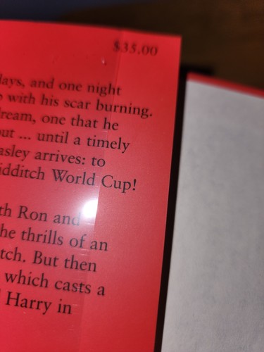 NEW Harry Potter & the Goblet of Fire English First Edition Hardcover - Picture 3 of 5
