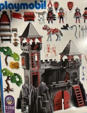 playmobil pièce détachée du chateau forteresse dragon rouge 3269
