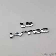 Chrome Car Body 3D 1.8i-VTEC Rear Trunk Badge Emblem Decal Sticker