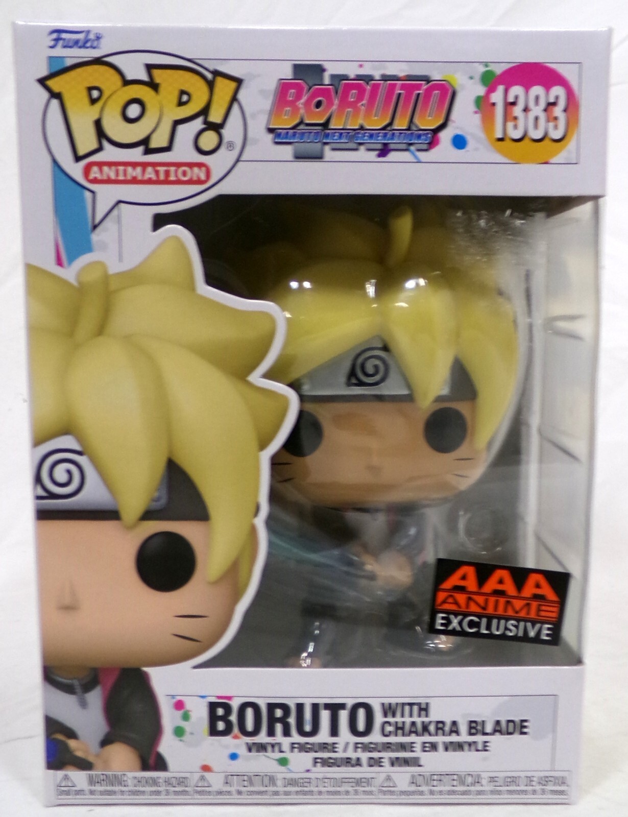 Funko Bleue Figurine Pop Boruto Avec Lame De Chakra - Blond - Image 2