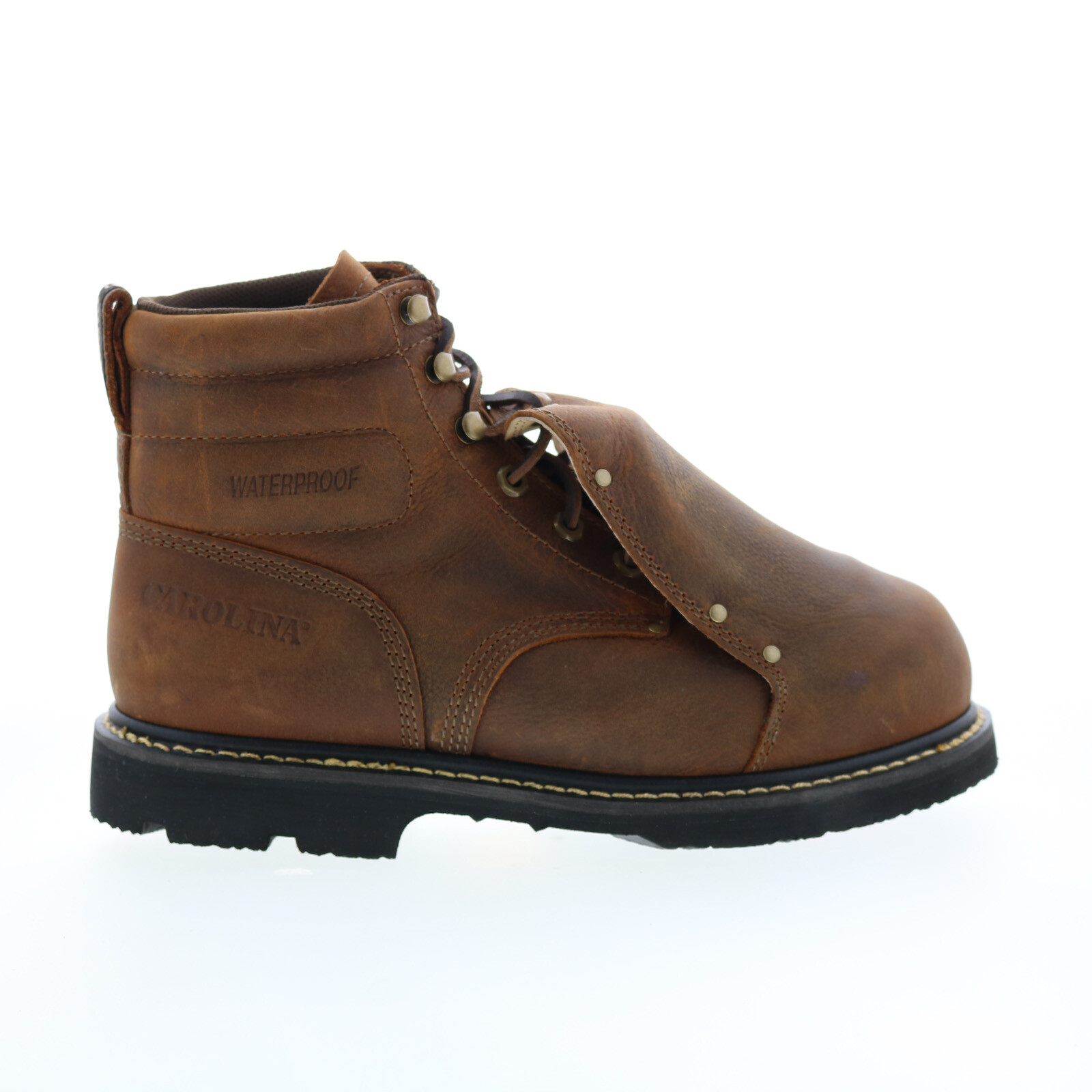 Carolina Steel Toe Metguard Harness - Водонепроницаемые 6 мужских коричневых широких рабочих ботинок 17990₽