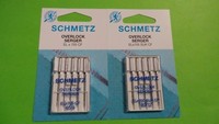 10 NäHmaschinen Nadeln Schmetz Overlock Nadel 130/705 Suk StäRke 80 Und 65