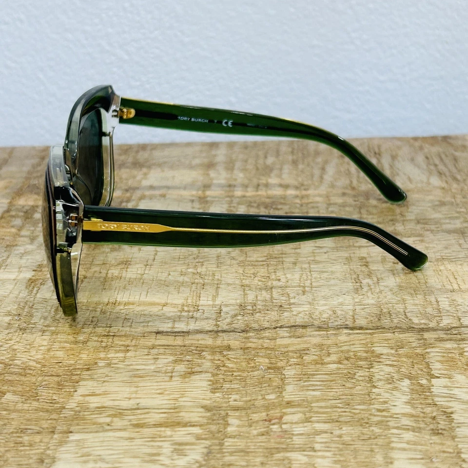 tory burch 16046R 55 16 135 3N  TY9046 Bottle Green Bronze Petrol Flash Mirror - Image 4 of 4