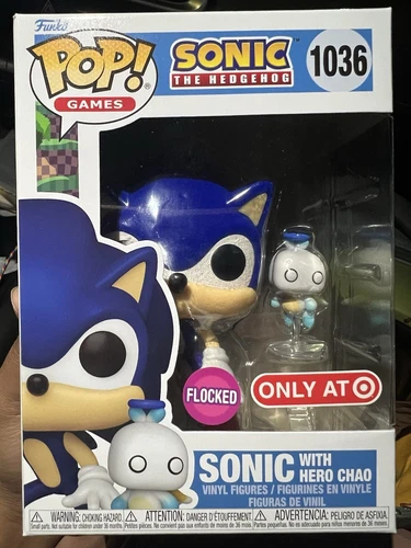 Funko Sonic The Hedgehog Flocked With Chao Target Exclusive With Protector