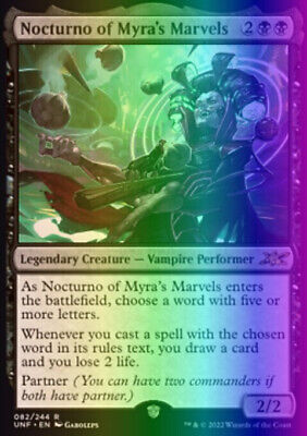 MTG Magic the Gathering Nocturno of Myra's Marvels (82/654 MTG Magic the Gathering Nocturno of Myra's Marvels (82/654