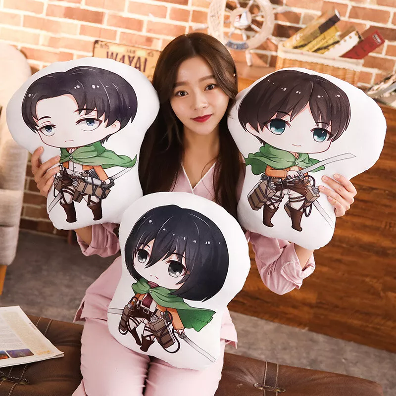 Eren and levi body clearance pillow