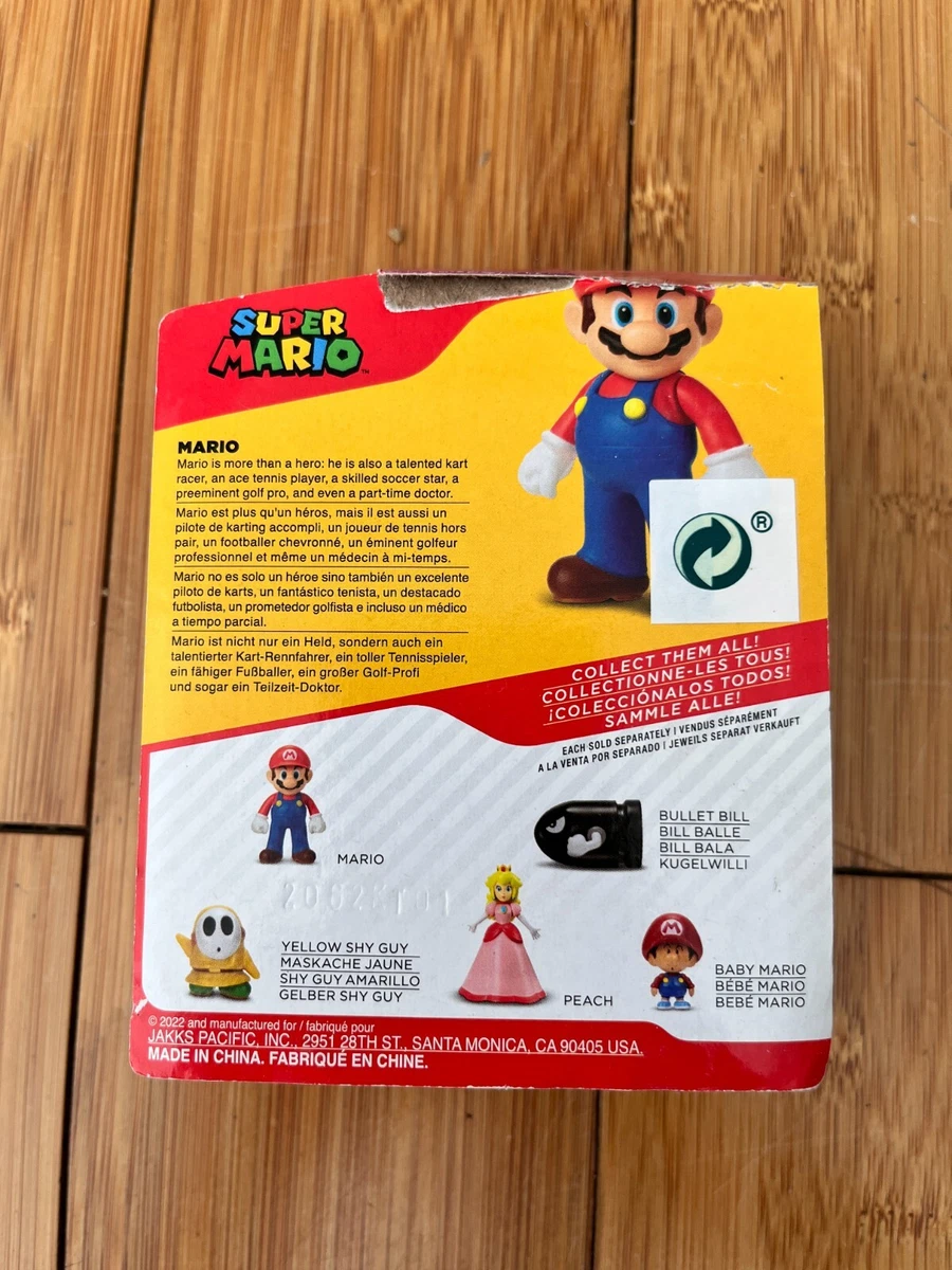 Mundo De Nintendo Super Mario Bros. Puño En Alto Mario Figura De Acción Jakks