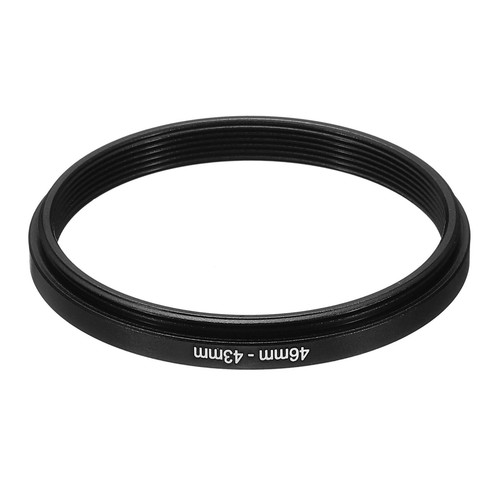 46mm-43mm Metal Step Down Ring Camera Lens Filter Adapter Ring Aluminum Filter - Picture 3 of 5