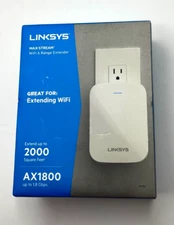Linksys Max-Stream Dual-Band WiFi 6 Range Extender